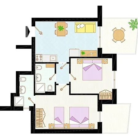 Отель Great Three For 6 Guests 3*
